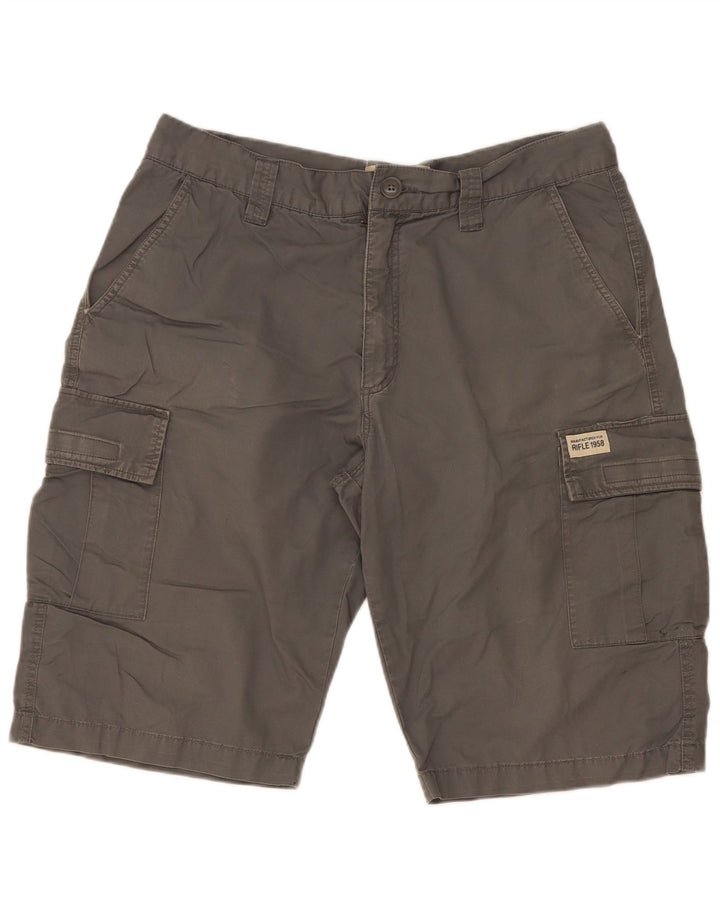 Rifle Mens Cargo Shorts W34 Grande Cinza
