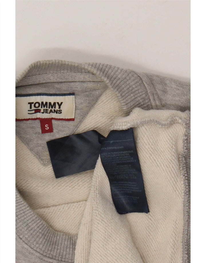 Tommy Hilfiger moletom masculino jumper pequeno algodão cinza