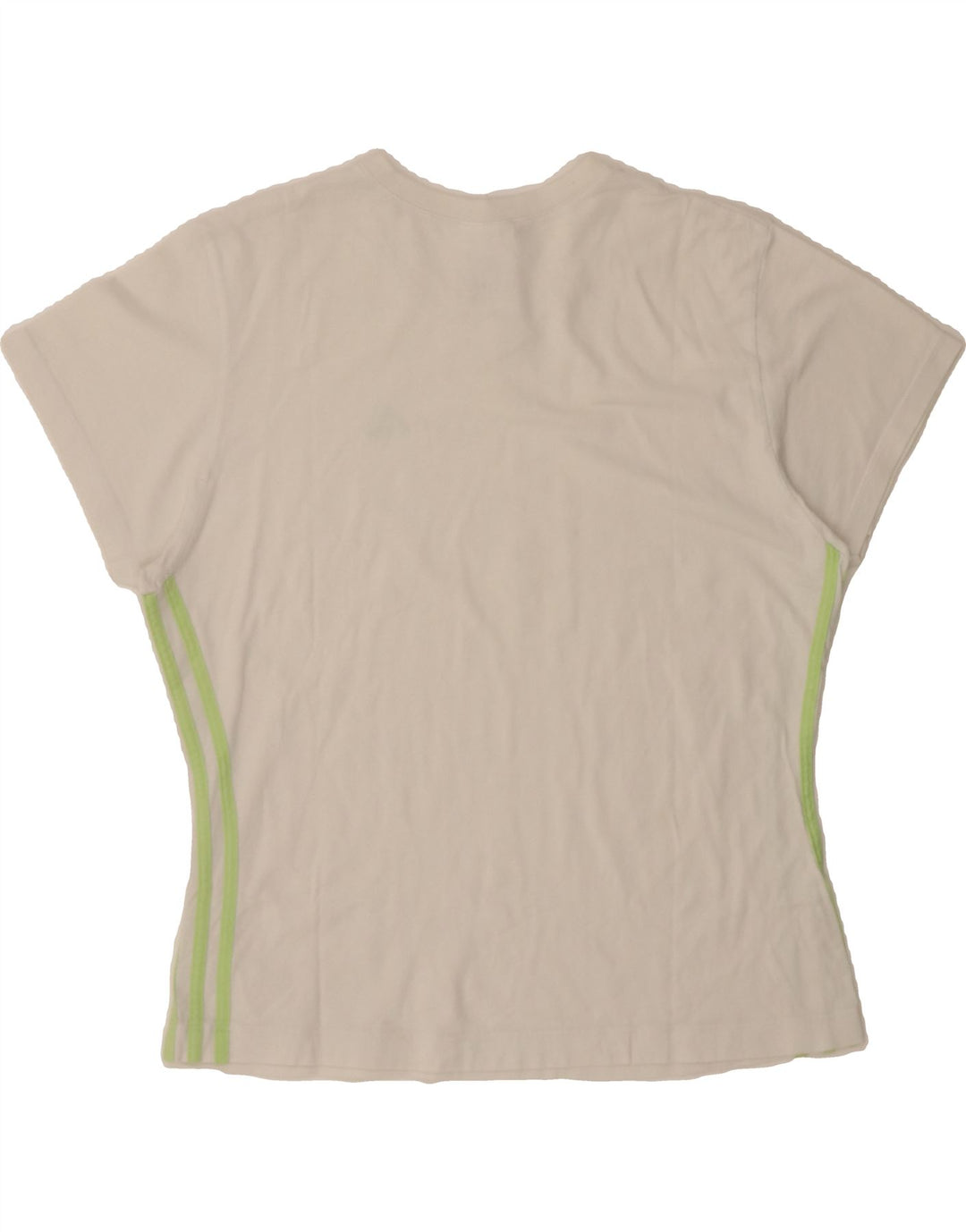 ADIDAS Womens T-Shirt Top UK 16 Large White Cotton Vintage Adidas and Second-Hand Adidas from Messina Hembry 