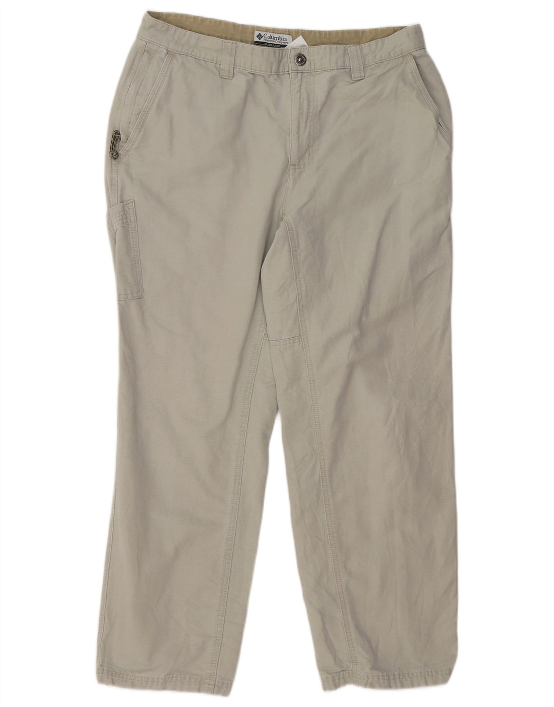 Calça cargo reta masculina COLUMBIA W35 L29 algodão cinza