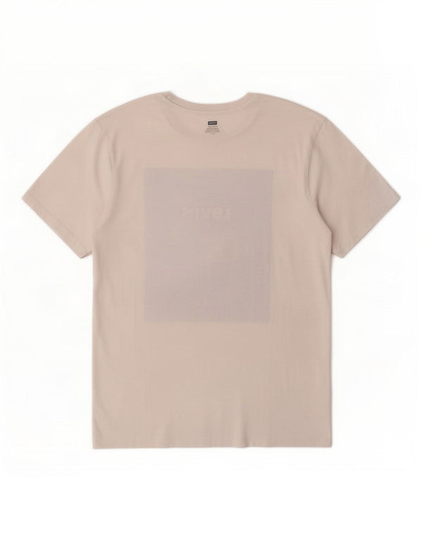 Camiseta gráfica masculina Levi's Top grande branco