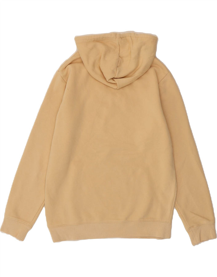 FILA Womens Oversized Hoodie Jumper UK 6 XS Beige Cotton Vintage Fila and Second-Hand Fila from Messina Hembry 