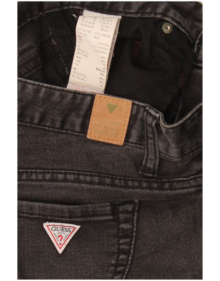 Jeans skinny feminino GUESS W27 L28 algodão cinza