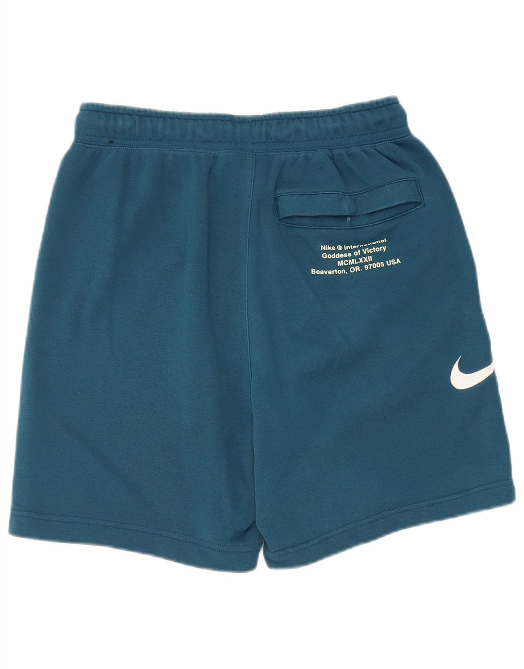 Shorts esportivos gráficos masculinos Nike pequeno azul algodão