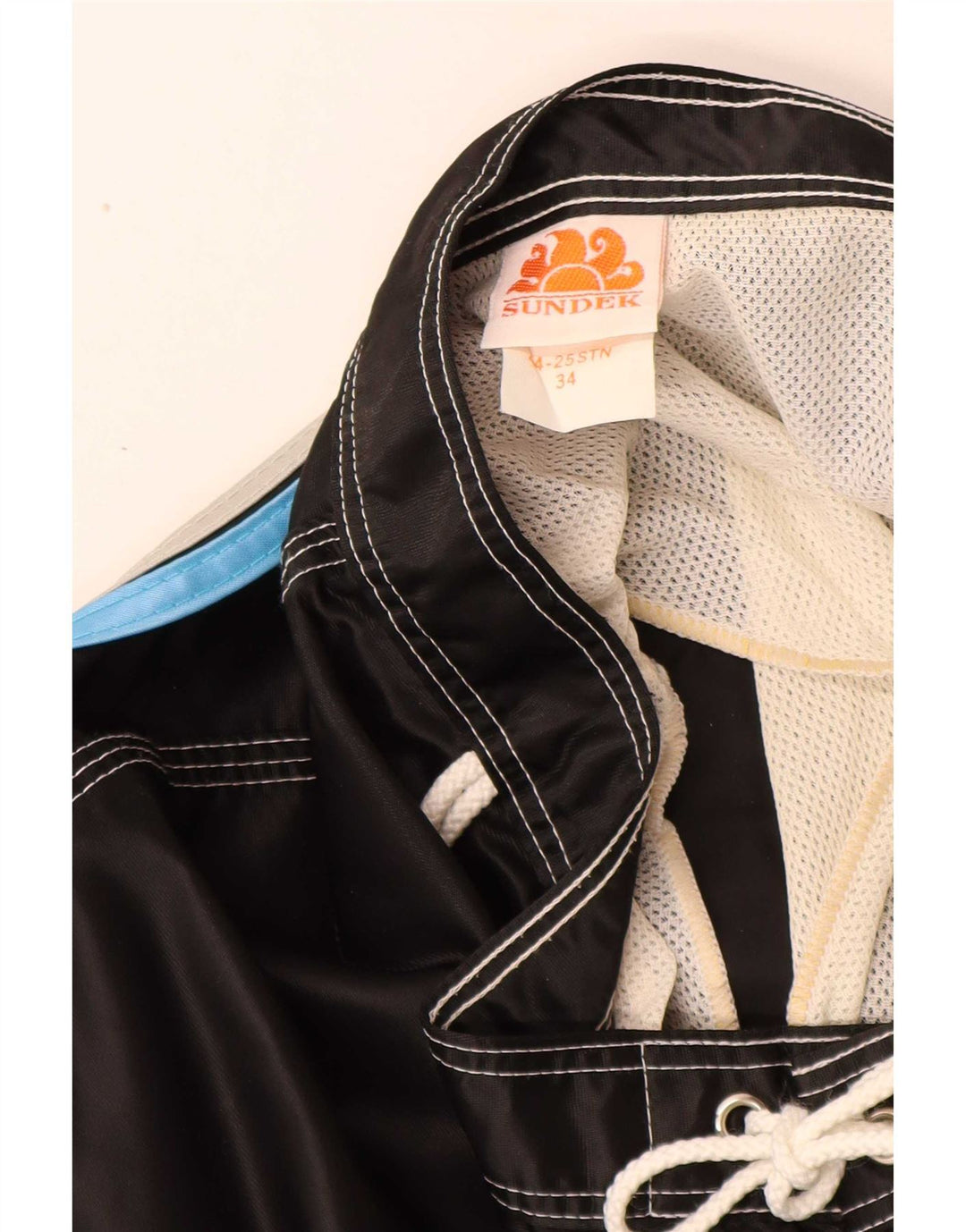 Sundek Mens Natação Shorts Grande Nylon Preto