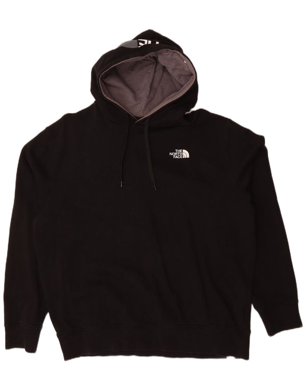 Suéter com capuz gráfico masculino The North Face 2XL algodão preto