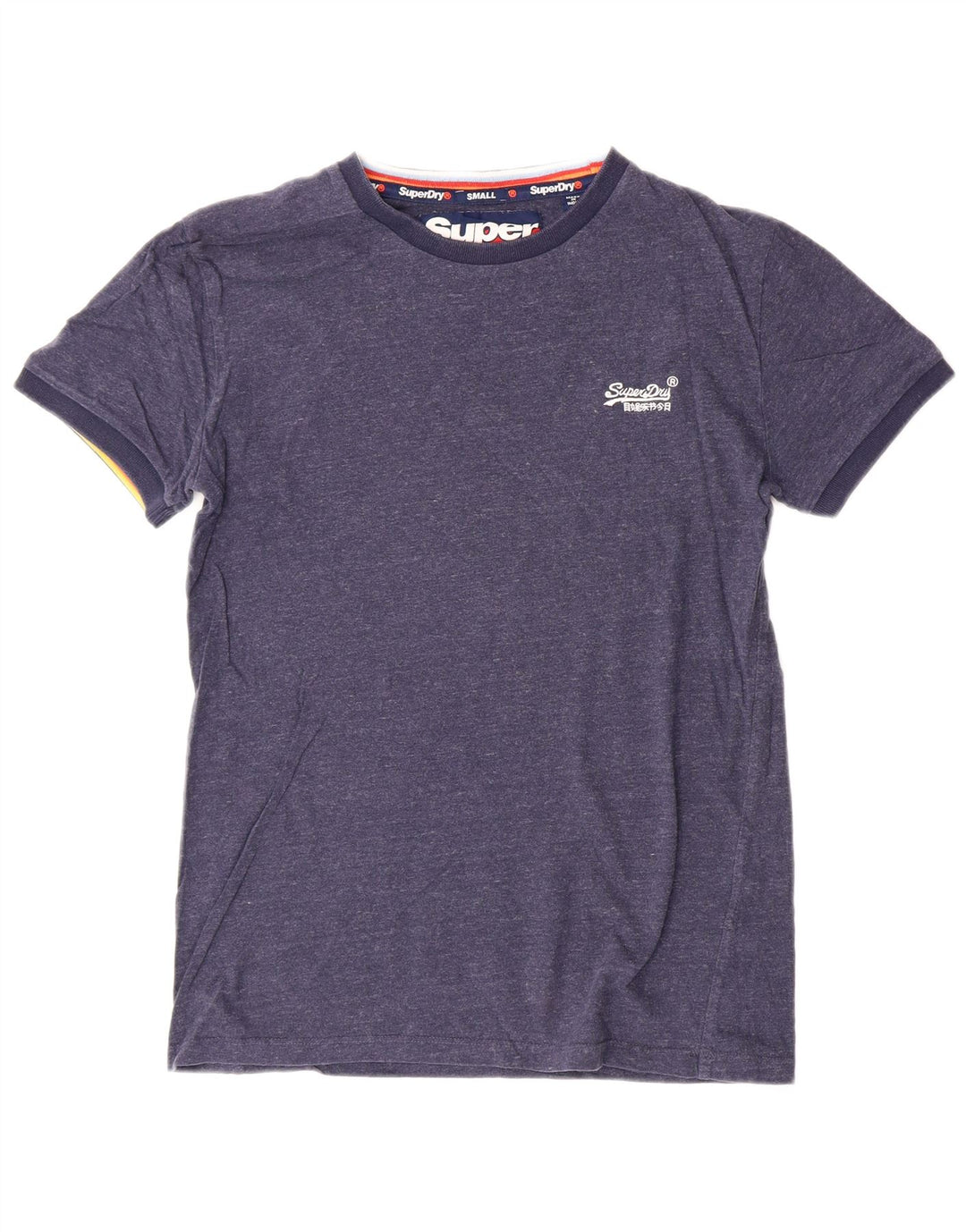 Camiseta masculina SUPERDRY top pequeno azul
