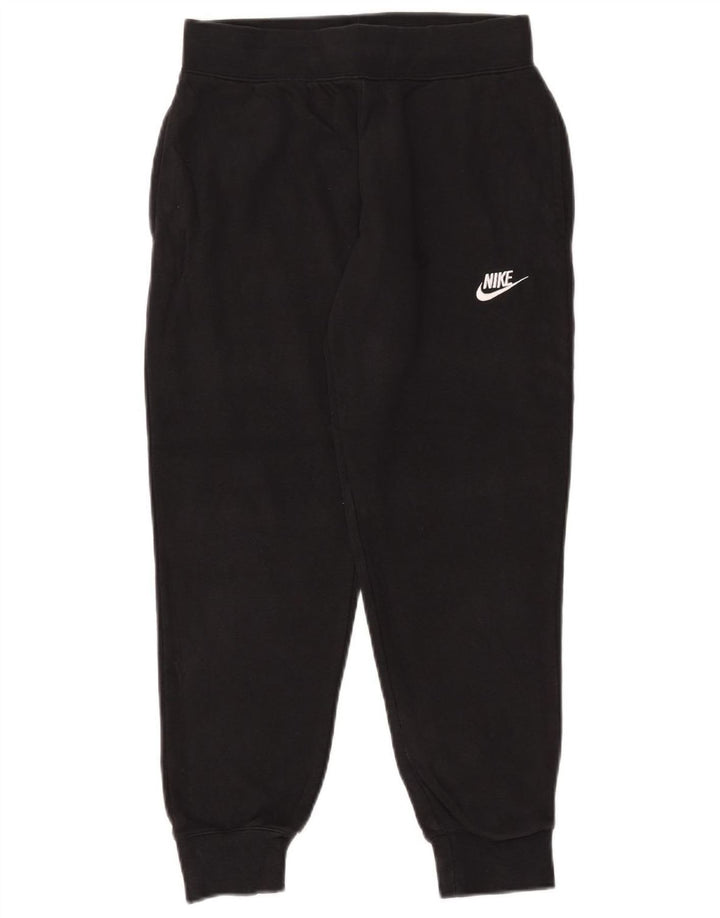 Calça de treino feminina Nike Joggers UK 12 médio preto algodão