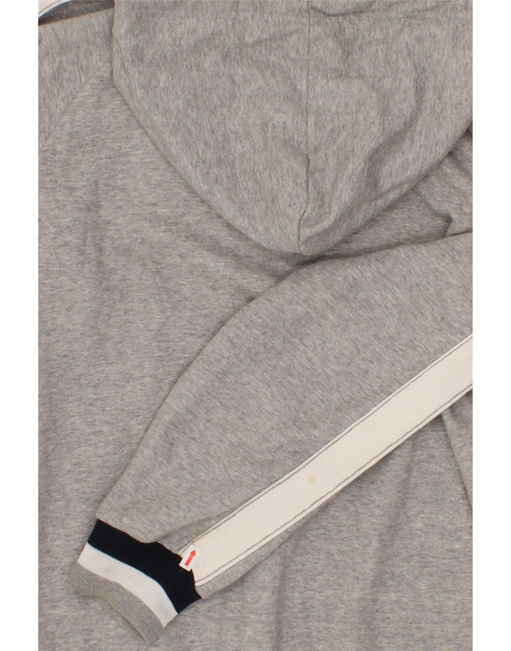 CHAMPION Mens Graphic Hoodie Jumper Large Grey Colourblock Cotton Vintage Champion and Second-Hand Champion from Messina Hembry 