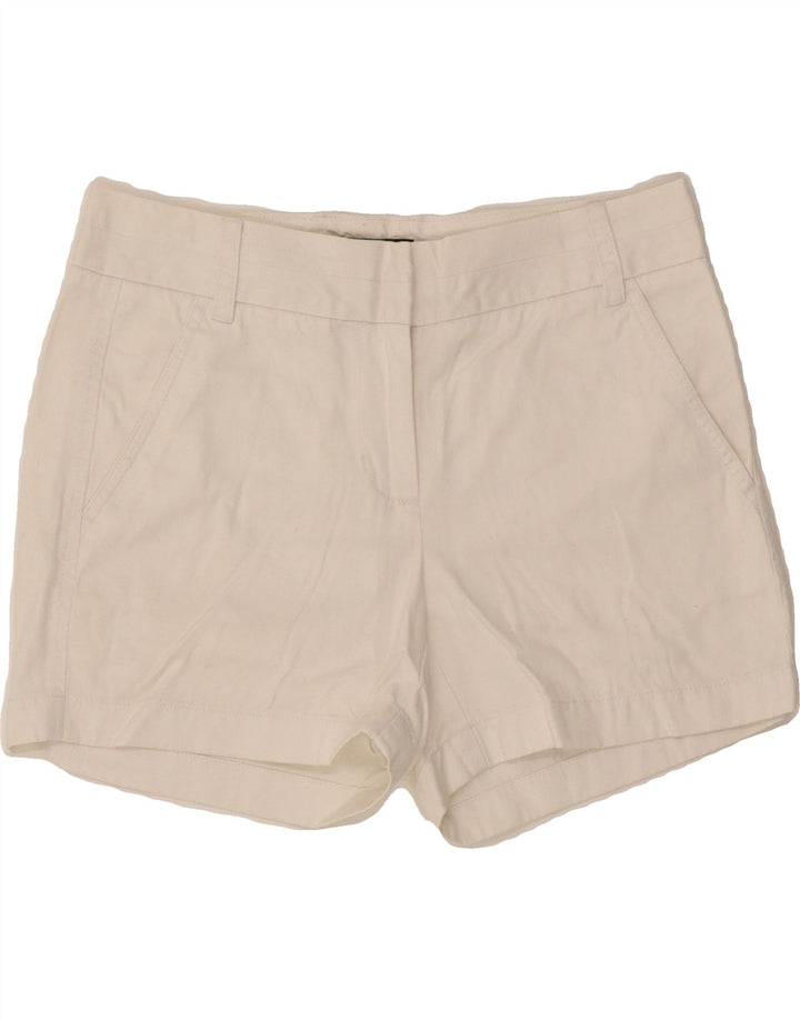J. CREW Womens Chino Shorts US 0 XS W30 White Cotton Vintage J. Crew and Second-Hand J. Crew from Messina Hembry 