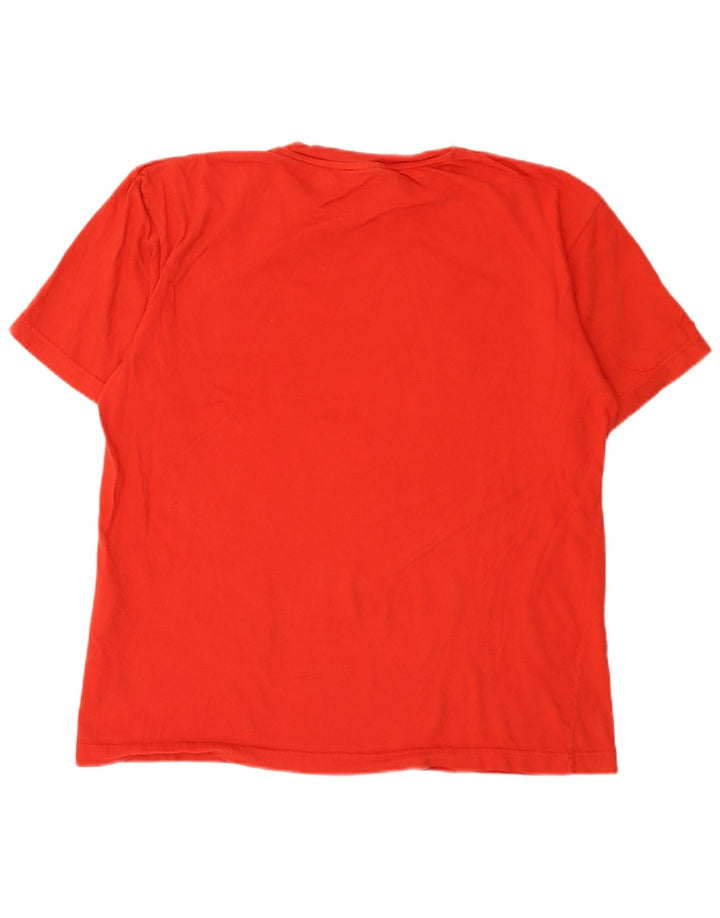 Camiseta feminina gráfica Levi's UK 16 grande vermelha