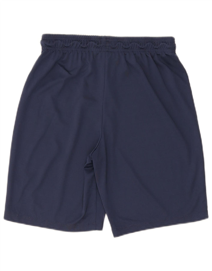 Shorts esportivos masculinos Nike pequenos poliéster azul marinho