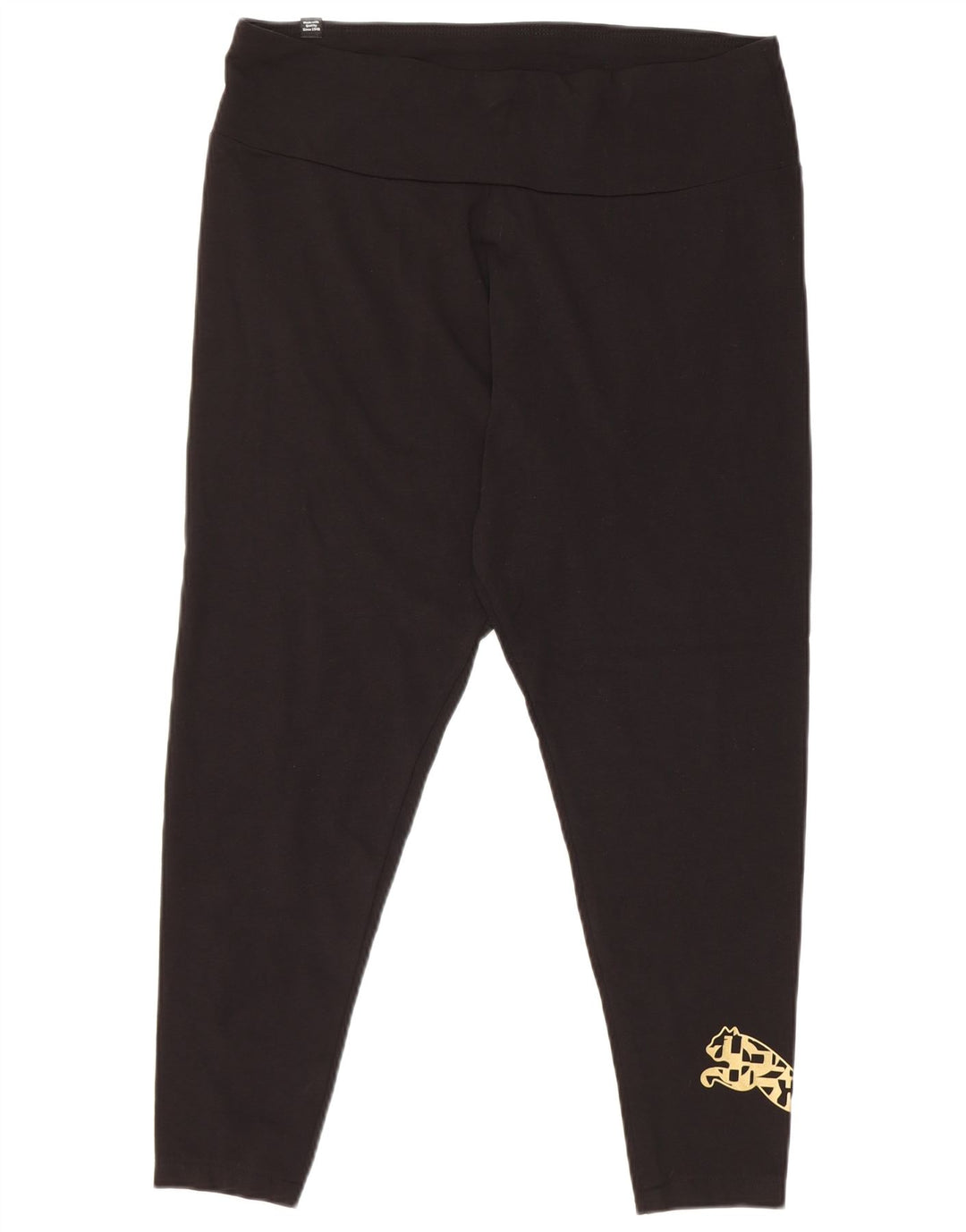 Leggings PUMA Feminino UK 18 XL Algodão Preto