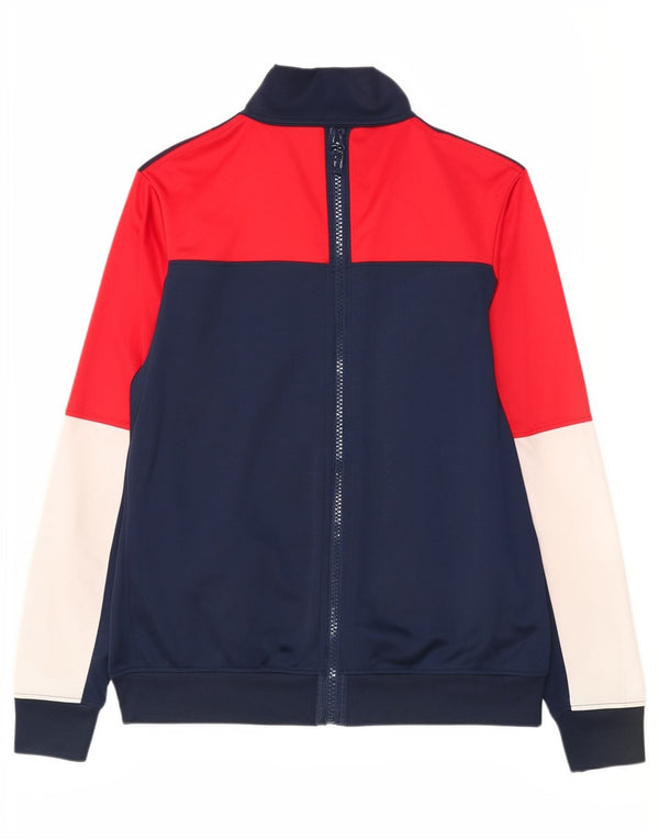 Diadora Mens Treino Top Jacket XL Azul Marinho Colourblock Poliéster Esportes