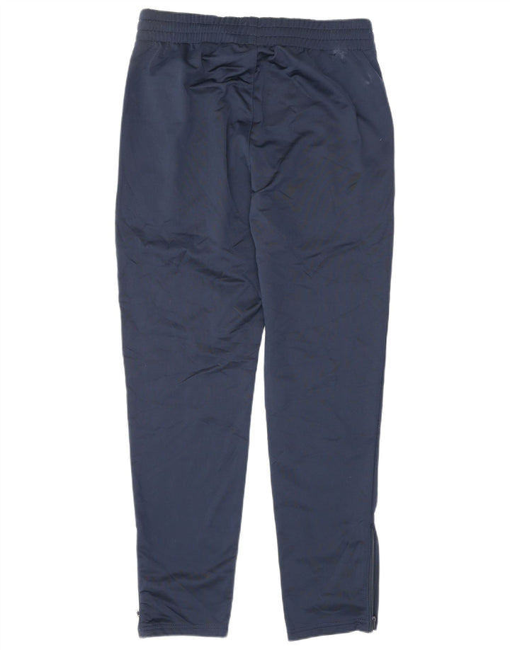 Calça de treino masculina LOTTO pequena azul marinho poliéster