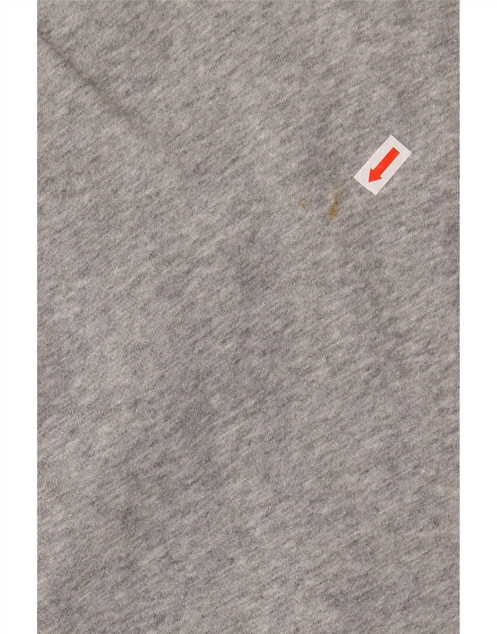 Calça esportiva feminina Nike Joggers UK 10 pequena cinza algodão