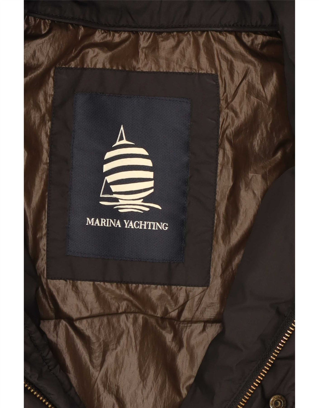 Jaqueta acolchoada masculina Marina Yachting IT 48 poliéster preto médio