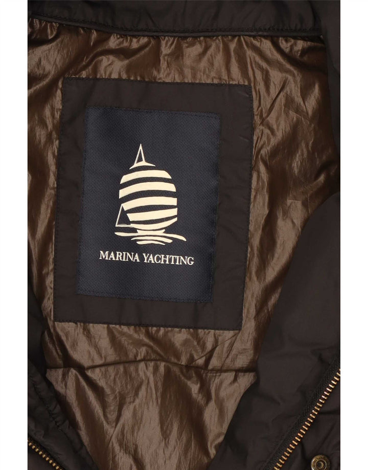 Jaqueta acolchoada masculina Marina Yachting IT 48 poliéster preto médio