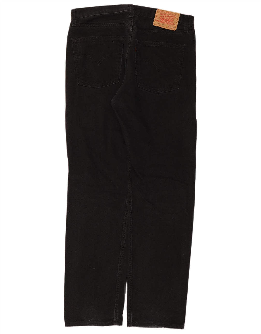 Calça jeans masculina Levi's 521 Tapered W34 L32 algodão preto