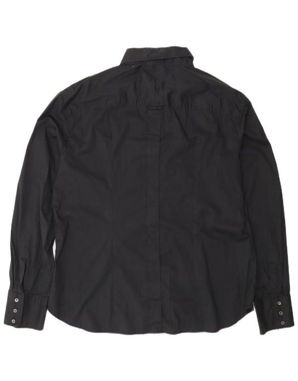 Camisa masculina Dolce & Gabbana tamanho 48 2XL algodão preto