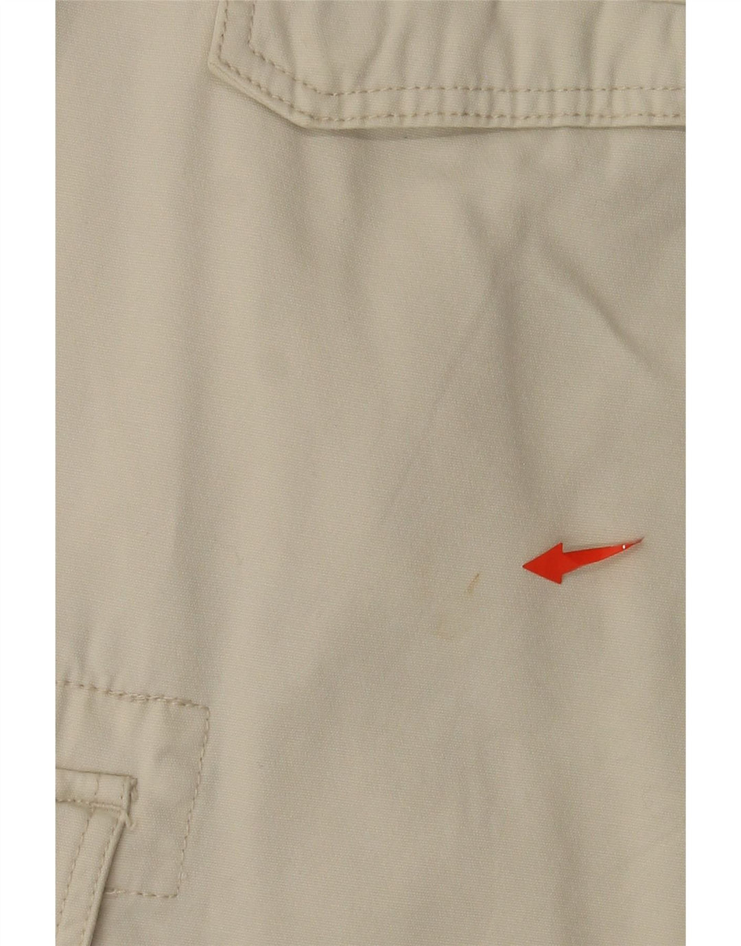 Fila Mens Cargo Shorts Grande W34 Off White Algodão