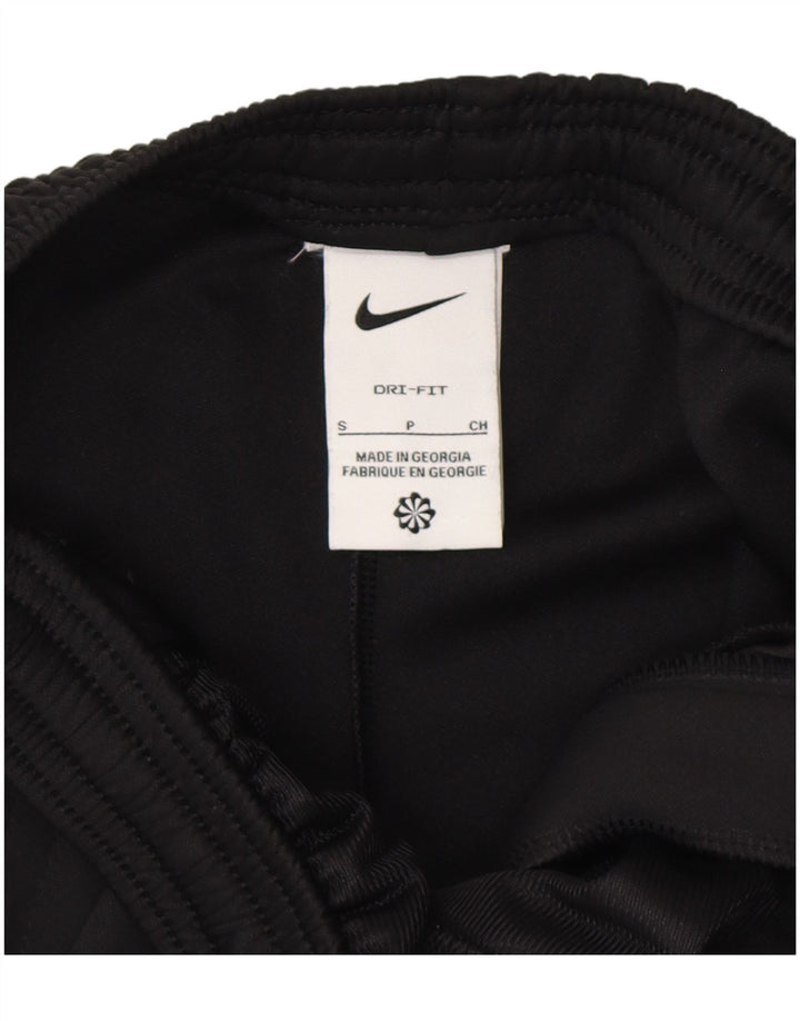 Nike Mens Dri Fit Calças de treino pequenas pretas