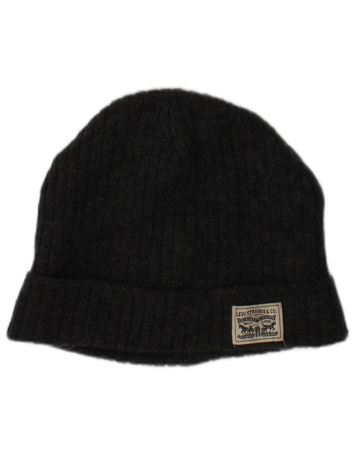 Gorro masculino de malha Levi's tamanho único cinza acrílico