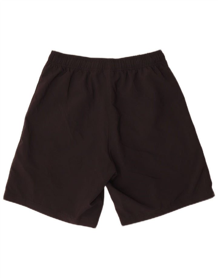 Shorts esportivos masculinos Adidas médio preto colorblock poliéster