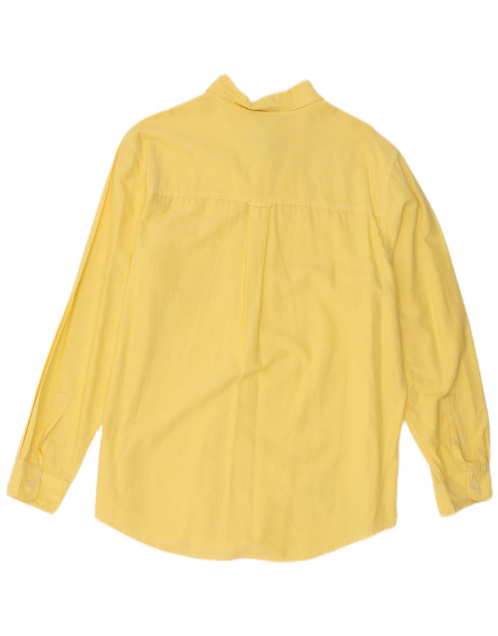 Camisa masculina Chaps grande algodão amarelo