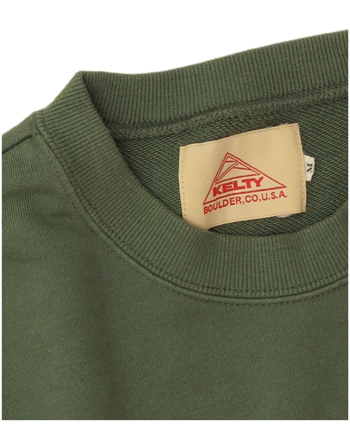 Kelty moletom masculino jumper médio verde