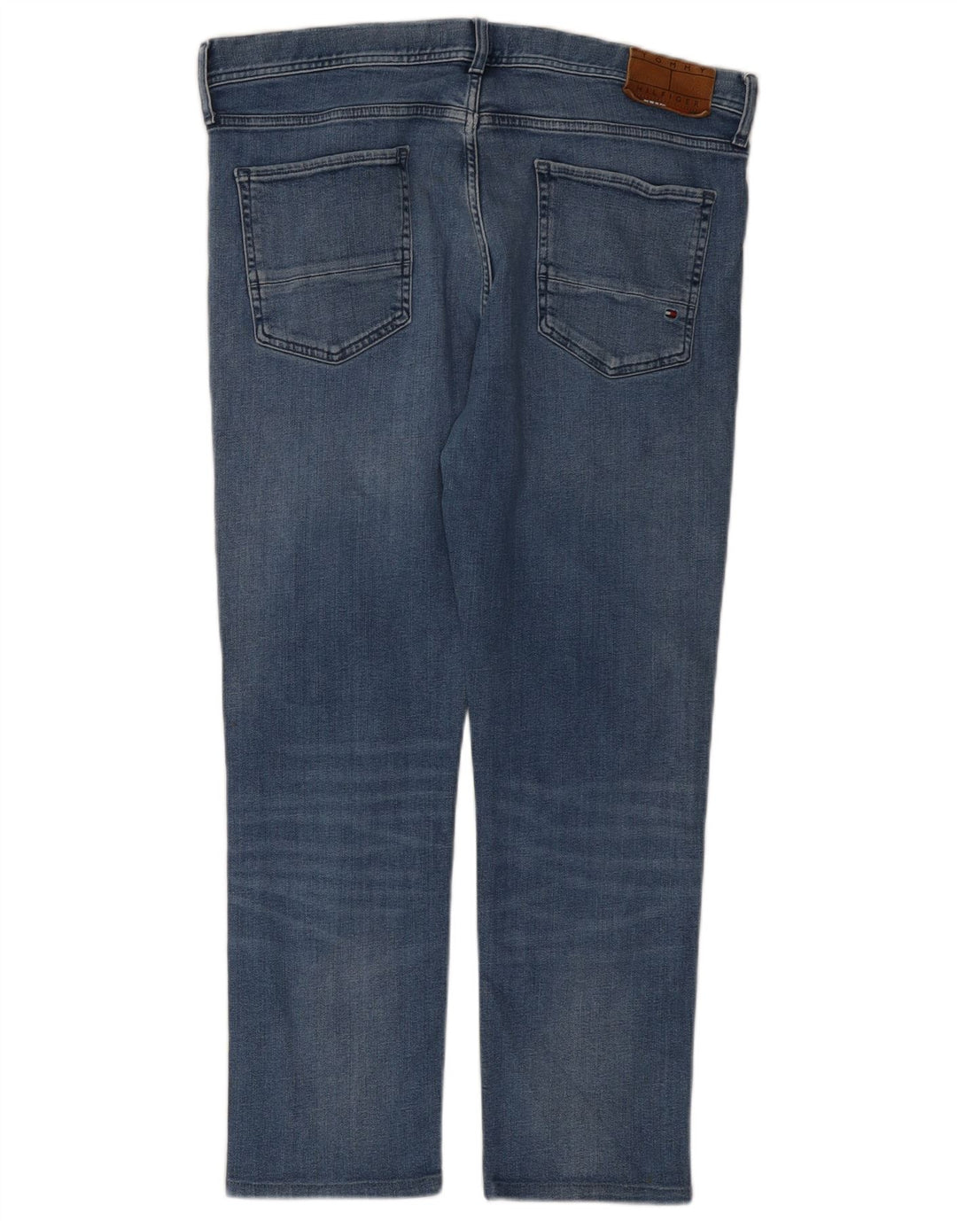 Tommy Hilfiger Masculino Bleecker Slim Jeans W38 L27 Azul Algodão
