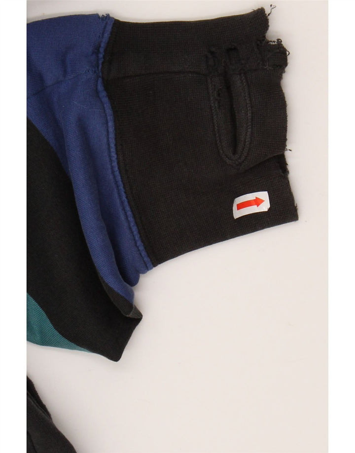 Suéter VANS masculino com capuz e zíper médio listrado multicolorido