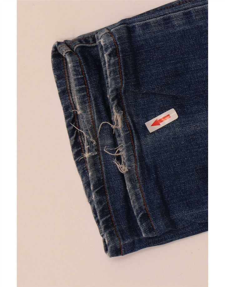Moschino Mens Slim Jeans W38 L32 Azul Algodão Clássico