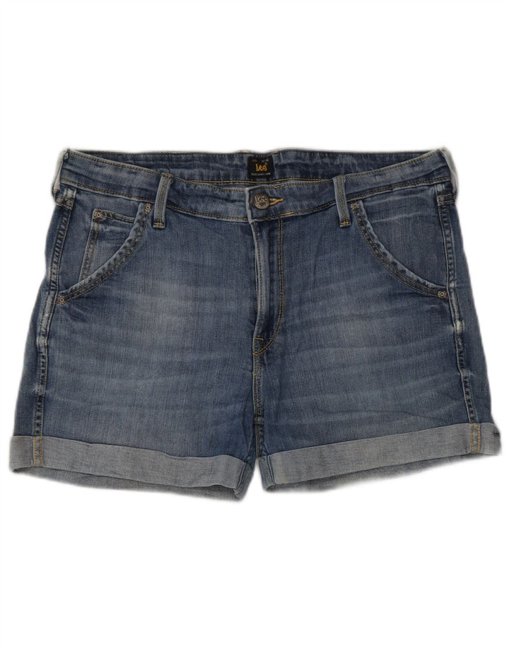 Shorts jeans Logger feminino LEE W31 algodão azul médio