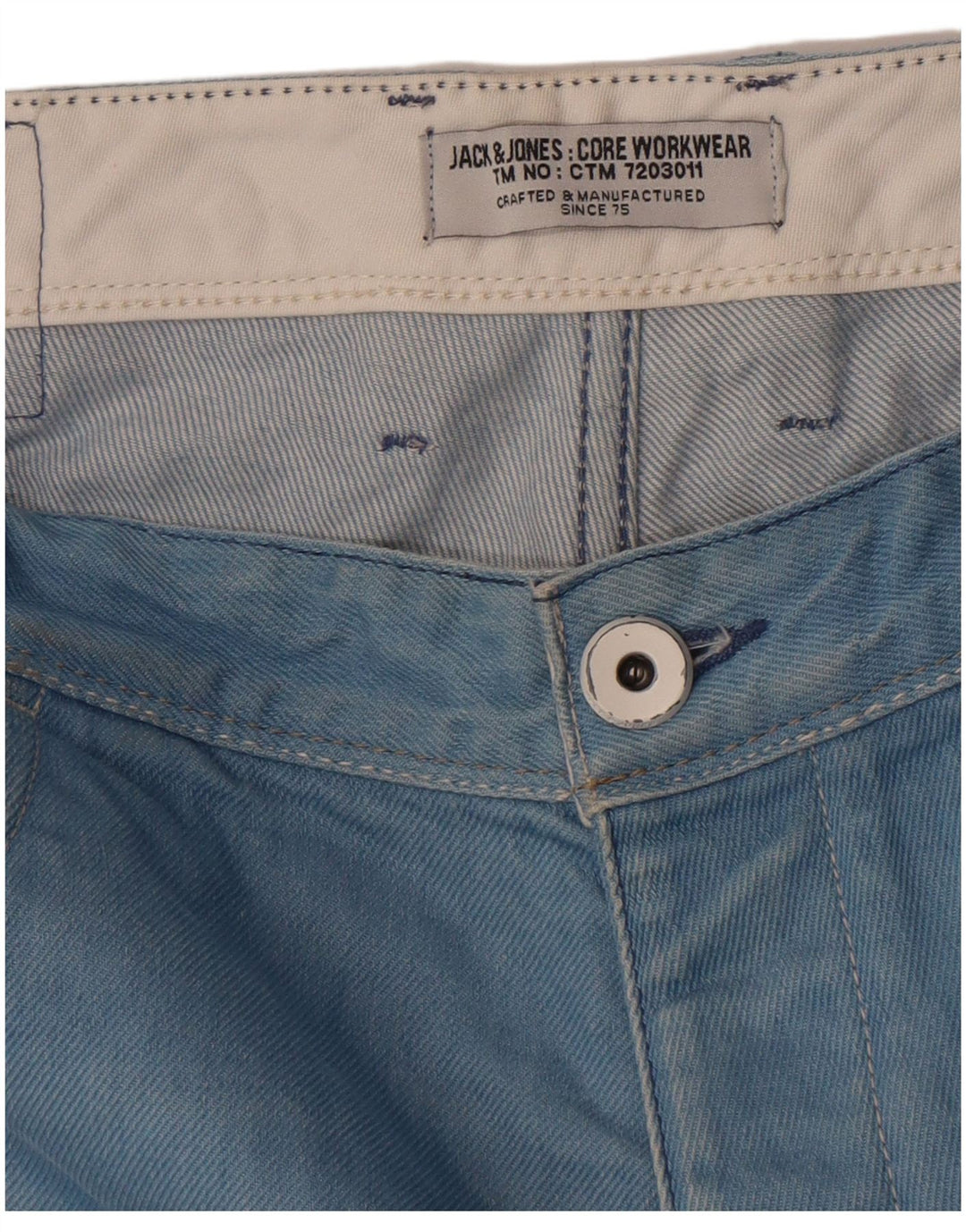Jack & Jones Masculino Boxy Loose Jeans W34 L34 Azul