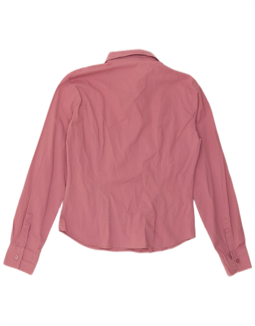 Camisa feminina BENETTON UK 12 rosa médio
