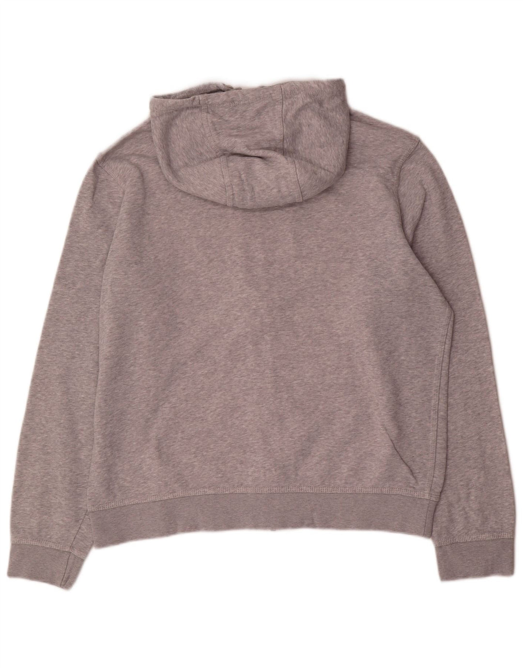 Suéter masculino Nike Graphic Zip com capuz grande cinza manchado