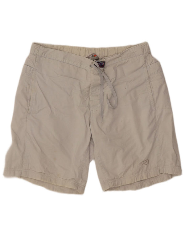 Shorts de natação masculino NIKE médio branco