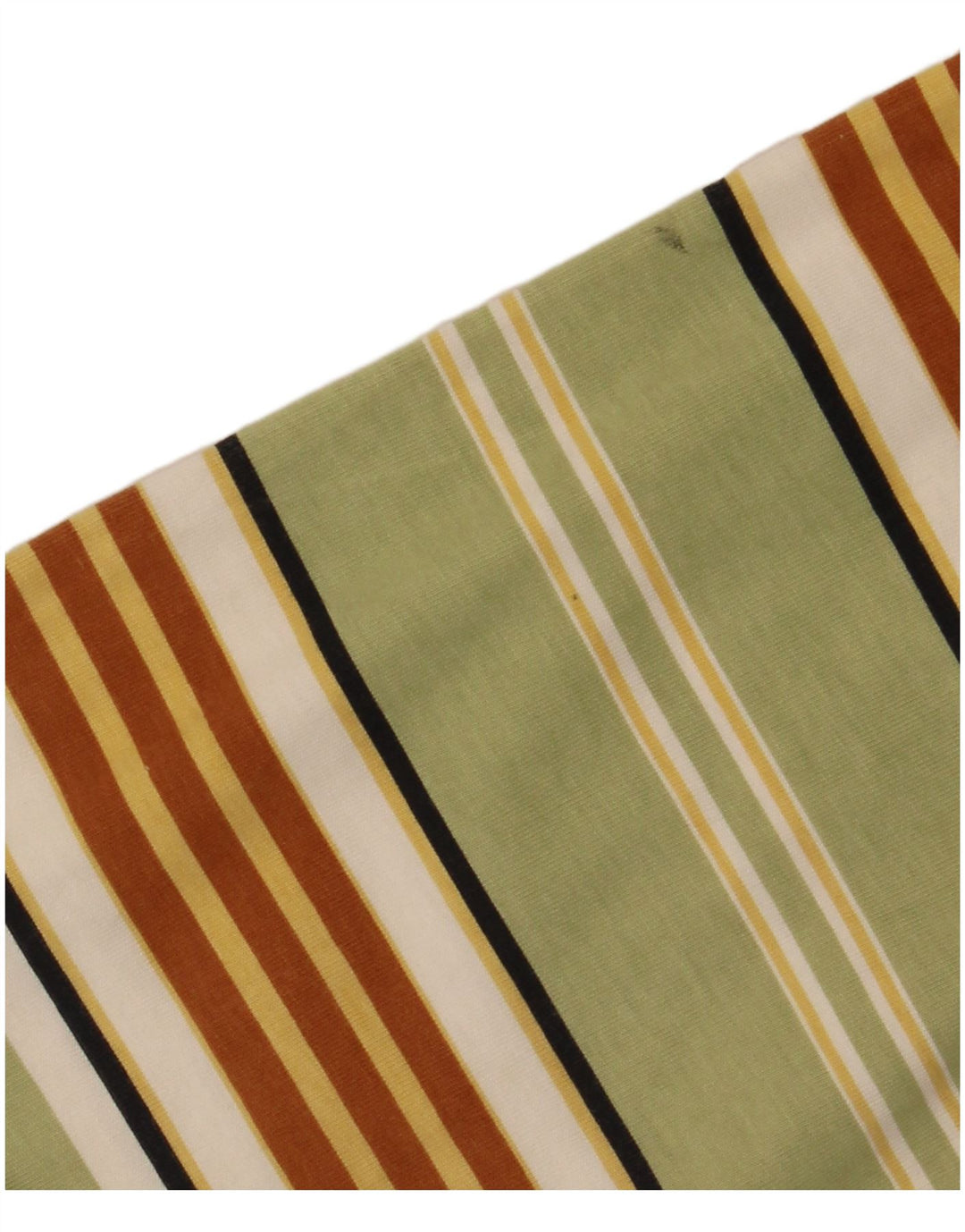 Camisa polo masculina de rugby Marlboro Classics grande algodão listrado verde