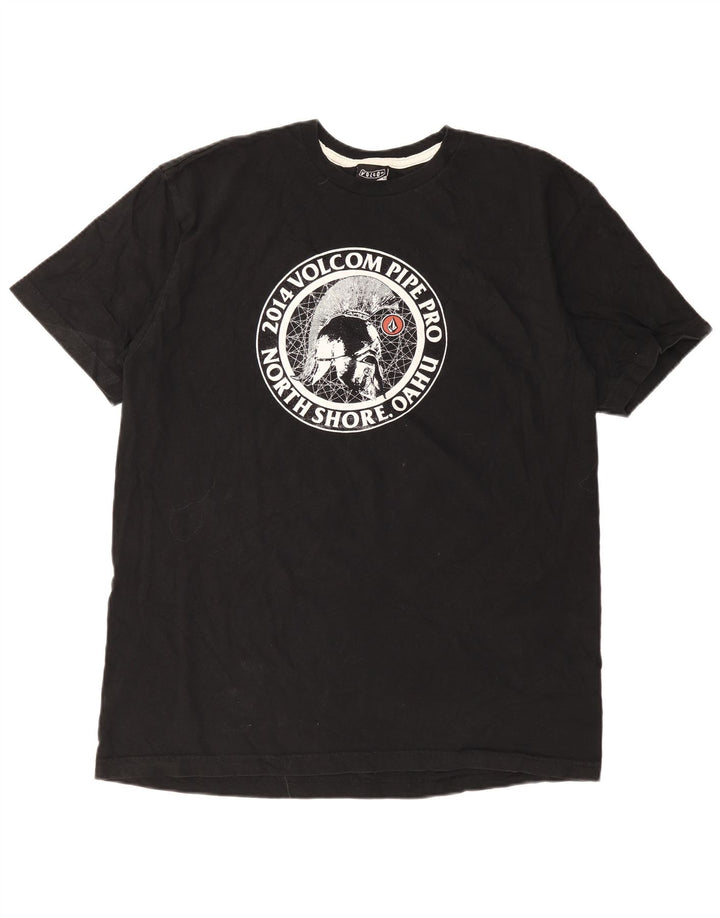 Camiseta gráfica masculina Volcom XL preta