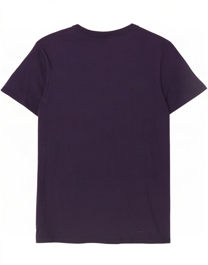 Camiseta gráfica masculina Champion pequena azul marinho