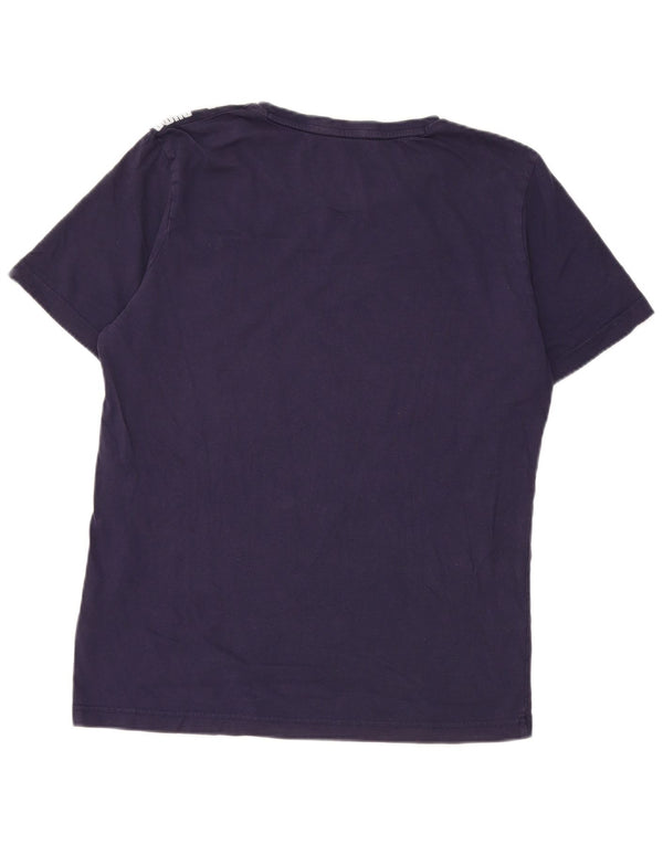 Camiseta masculina Puma Graphic Top Médio Azul Marinho