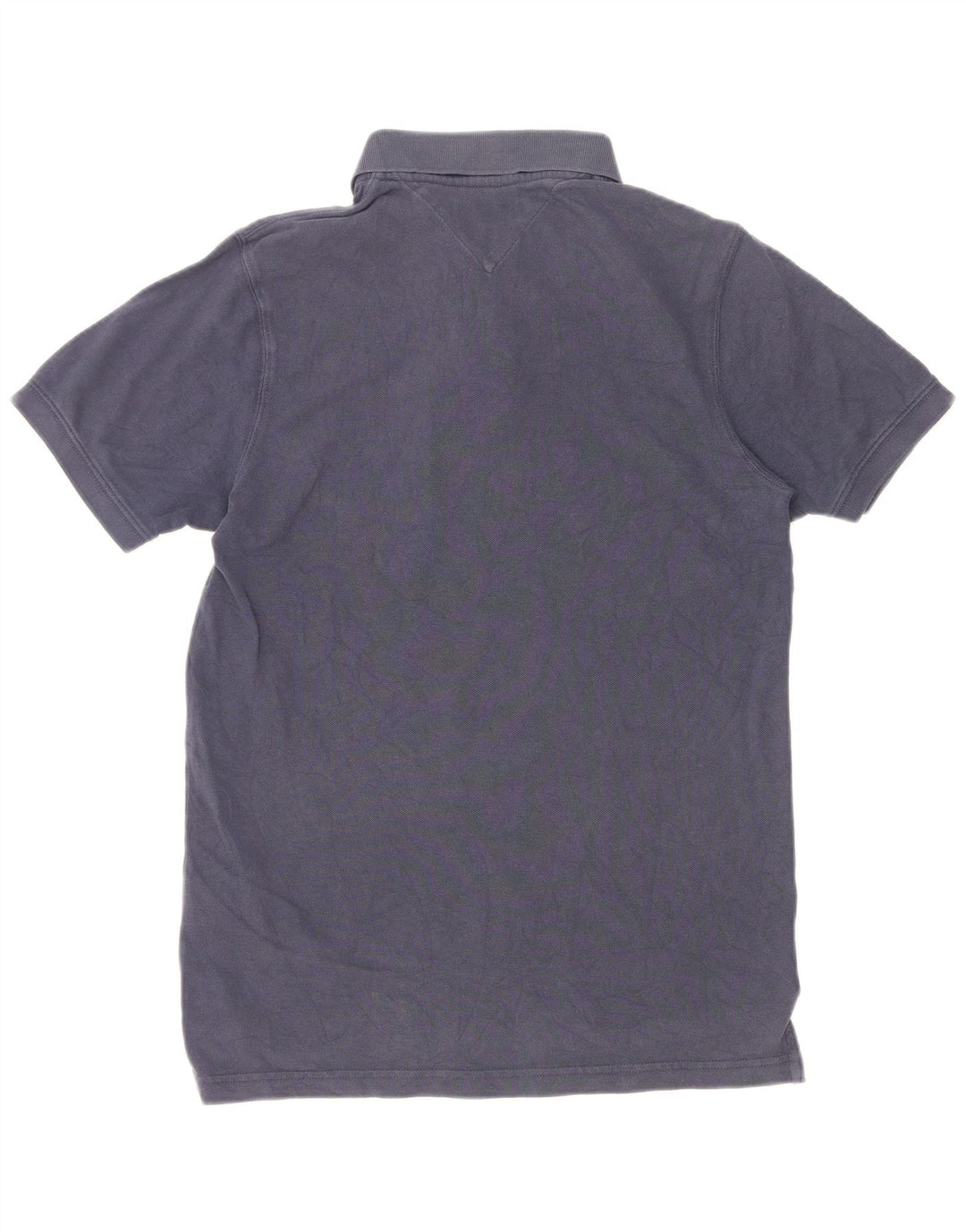 Camisa polo masculina Tommy Hilfiger média algodão azul marinho