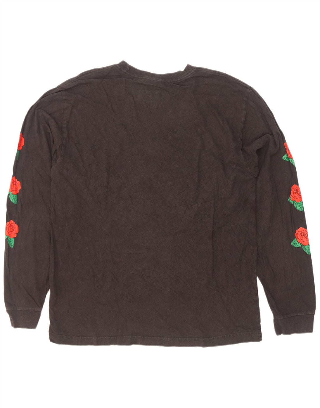Adidas Mens Graphic Top Manga Longa Grande Algodão Preto