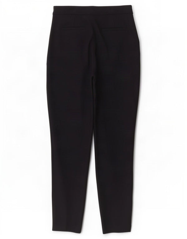 Calça feminina Hobbs Slim Suit UK 10 pequena W30 L30 azul marinho lã