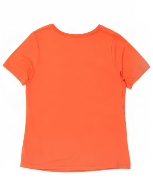 Camiseta Nike Girls Dri Fit Graphic Top 13-14 Anos XL Laranja Poliéster