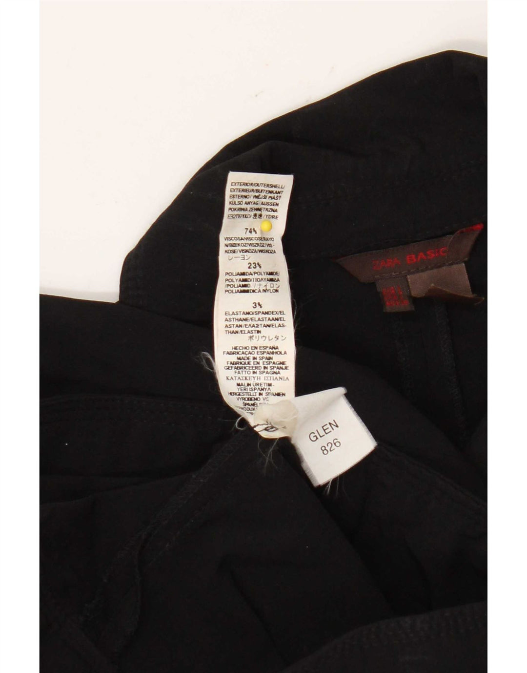 Jaqueta bomber feminina Zara Reino Unido 14 grande viscose preta