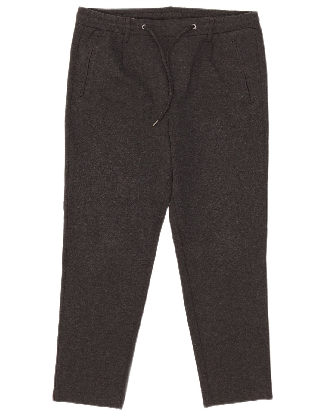 Calças cortadas masculinas Jack & Jones W31 L24 poliéster cinza