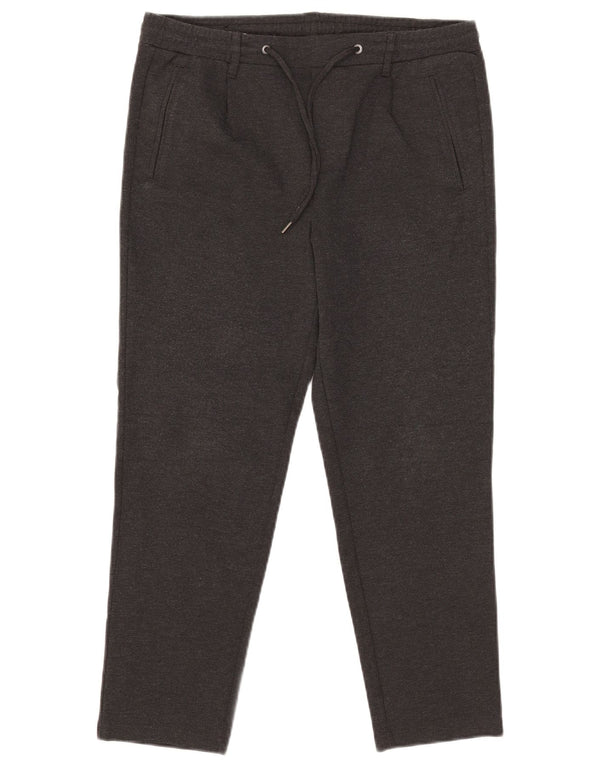 Calças cortadas masculinas Jack & Jones W31 L24 poliéster cinza