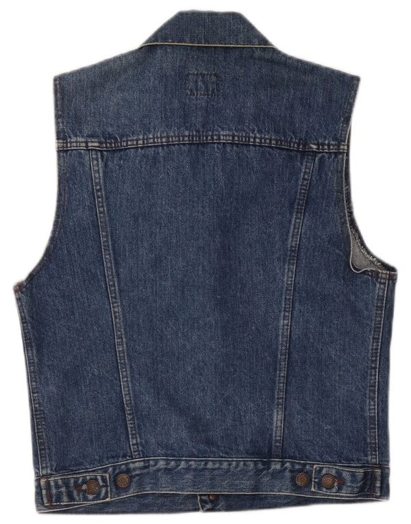 Colete jeans masculino Carrera UK 36 pequeno azul